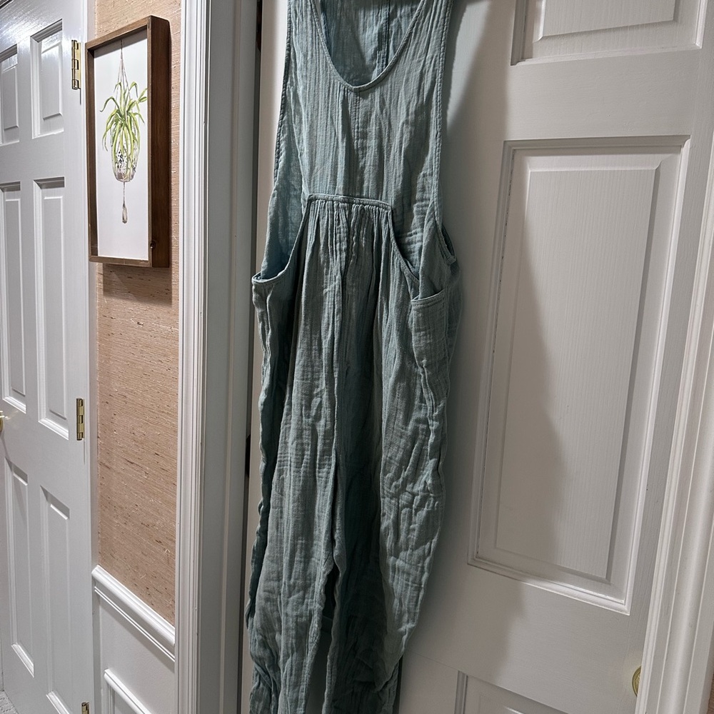 FreePeople Green Jumpsuit